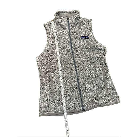 Patagonia Women’s Better Sweater Fleece Vest Gray | Full Zip | Size Small - Picture 6 of 8